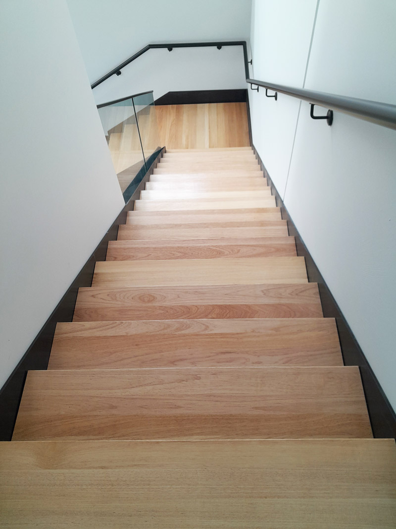 Commercial-Cleaning-Office-staircase-wiped-cleaned Office staircase cleaned by Najim Cleaning